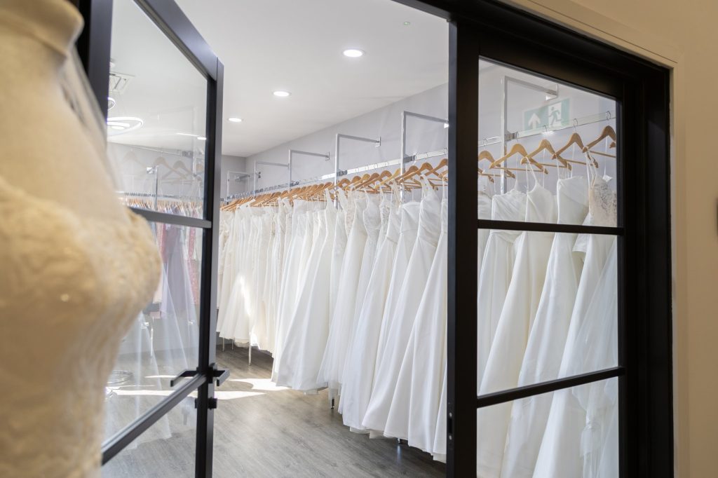Looking into the bridal room at VBB